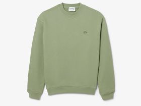 Хлопковый свитшот Lacoste свободного кроя унисекс