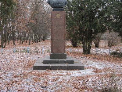 Бюст дважды Героя Советского Союза Н.И. Крылова