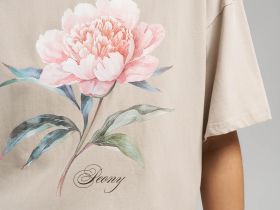 Свободная футболка из хлопкового джерси