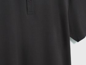 Поло с имитацией второго слоя, Коричневый