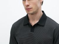 Поло в полоску, Коричневый