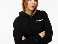 Женское худи Lacoste свободного кроя