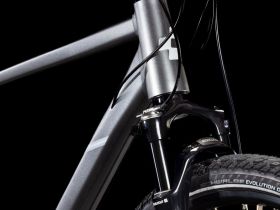 Дорожный велосипед Cube Nature SLX, год 2025, цвет Серый-Зеленый, ростовка 23