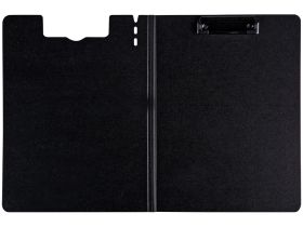 Папка-планшет с зажимом Berlingo "Instinct" A4, пластик (полифом), аквамарин/черный