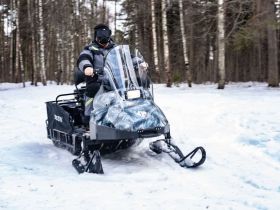 Мини-снегоход БУРЛАК-М Егерь 18.5 л.с.