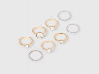 Кольца, 8 шт., Мультицвет