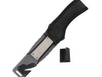 Нож для выживания с огнивом и точилкой Ganzo G8012, серый