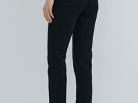 Узкие джинсы с высокой посадкой, Черный