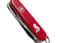 Нож перочинный Victorinox Angler, сталь X55CrMo14, рукоять Cellidor®, красный