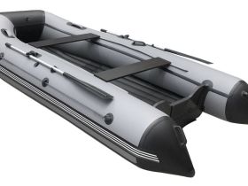 Лодка ПВХ ORCA 340 НДНД серый/черный