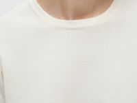 Джемпер с коротким рукавом и округлой горловиной