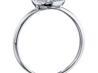 Классическое кольцо из белого золота с бриллиантами э0901кц08200111