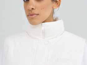 Утеплённый вельветовый жилет, Бежевый