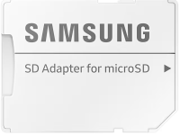 Карта памяти Samsung MicroSDXC 128Гб EVO Plus CL10 с адаптером белый
