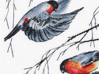 Набор для вышивания PANNA "Любопытный кот и птички"