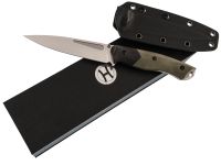 Охотничий нож Honor Baldr, сталь D2, рукоять G10, зеленый