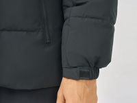 Утеплённая куртка с капюшоном, Серый