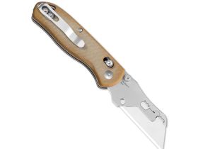 Складной нож Kizer Drop Bear Utility, сталь SK5, рукоять Natural Micarta