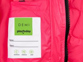 Куртка текстильная с полиуретановым покрытием для девочек