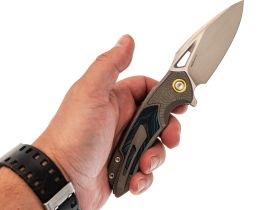Складной нож Pioneer XD071, сталь D2, рукоять титан