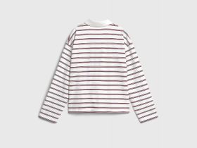 Поло с длинным рукавом для девочек, Бежевый