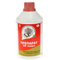 Препарат 30 плюс (0,5л)(защита плод. дер., ягод. куст.,декор.культ.от зим.стадий насек.,клещей и др)