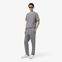 Мужские жаккардовые спортивные штаны Lacoste с монограммой
