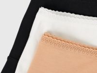 Трусы-хипстеры с кружевом, 3 шт., Белый