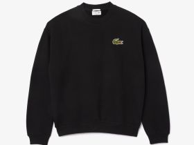 Флисовый свитшот Lacoste унисекс