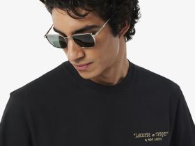 Мужская хлопковая футболка Lacoste