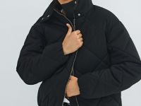 Утеплённая куртка, Черный