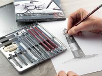 Набор художественный Cretacolor "SILVER BOX" в металлической коробке