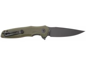 Складной нож Spartan Blades Poros, сталь 154CM, рукоять G10, зеленый