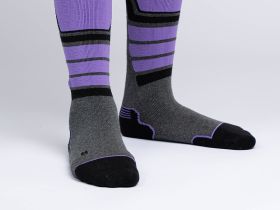 Термоноски трикотажные для девочек (высокие махровые)