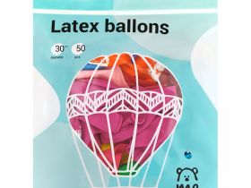 Набор воздушных шаров MESHU "Kids friends" М12/30 см, 50 шт, пастель, ассорти