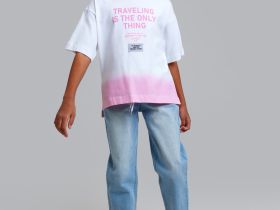 Фуфайка трикотажная для девочек (футболка)