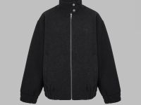 Куртка-бомбер с воротником-стойкой