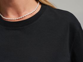 Удлиненная футболка прямого кроя