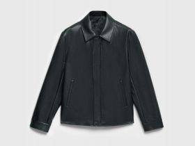 Куртка из искусственной кожи, Черный