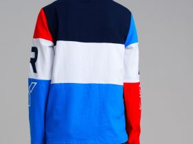 Фуфайка трикотажная для мальчиков (футболка с длинными рукавами)