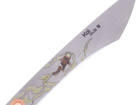 Нож киридаши N.C.Custom KOI bead blast, сталь AUS-8