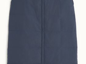 Утепленная юбка на молнии прямого силуэта