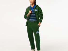 Мужские спортивные брюки Lacoste приталенного кроя