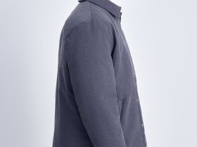 Утепленная куртка с отложным воротником