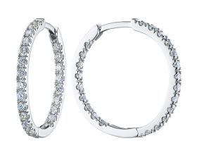 Серьги из белого золота э4712сг05153000