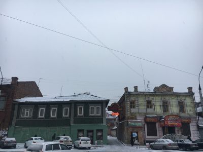 Усадьба И.И. и Е.П. Елизовых: дом с магазином и дом с лавкой