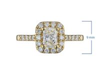 Кольцо из желтого золота э0312кц10220008