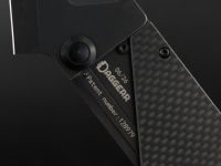 Складной нож Daggerr Cardknife blackwash сталь VG-10, рукоять Black Ti/Carbon Fiber