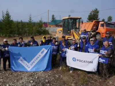 Рекордные 555 тонн металлолома и отходов собрали волонтеры «Чистой Арктики» в Якутии 