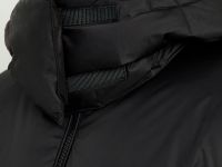 Пуховик с воротником-стойкой